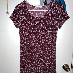 flower dress, knee high, never worn